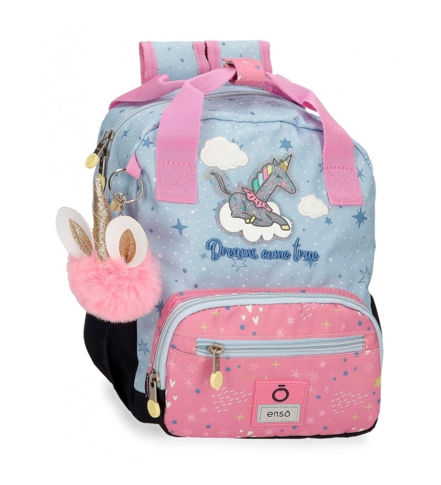 Enso Mochila Enso Dreams come true 28cm azul, rosa