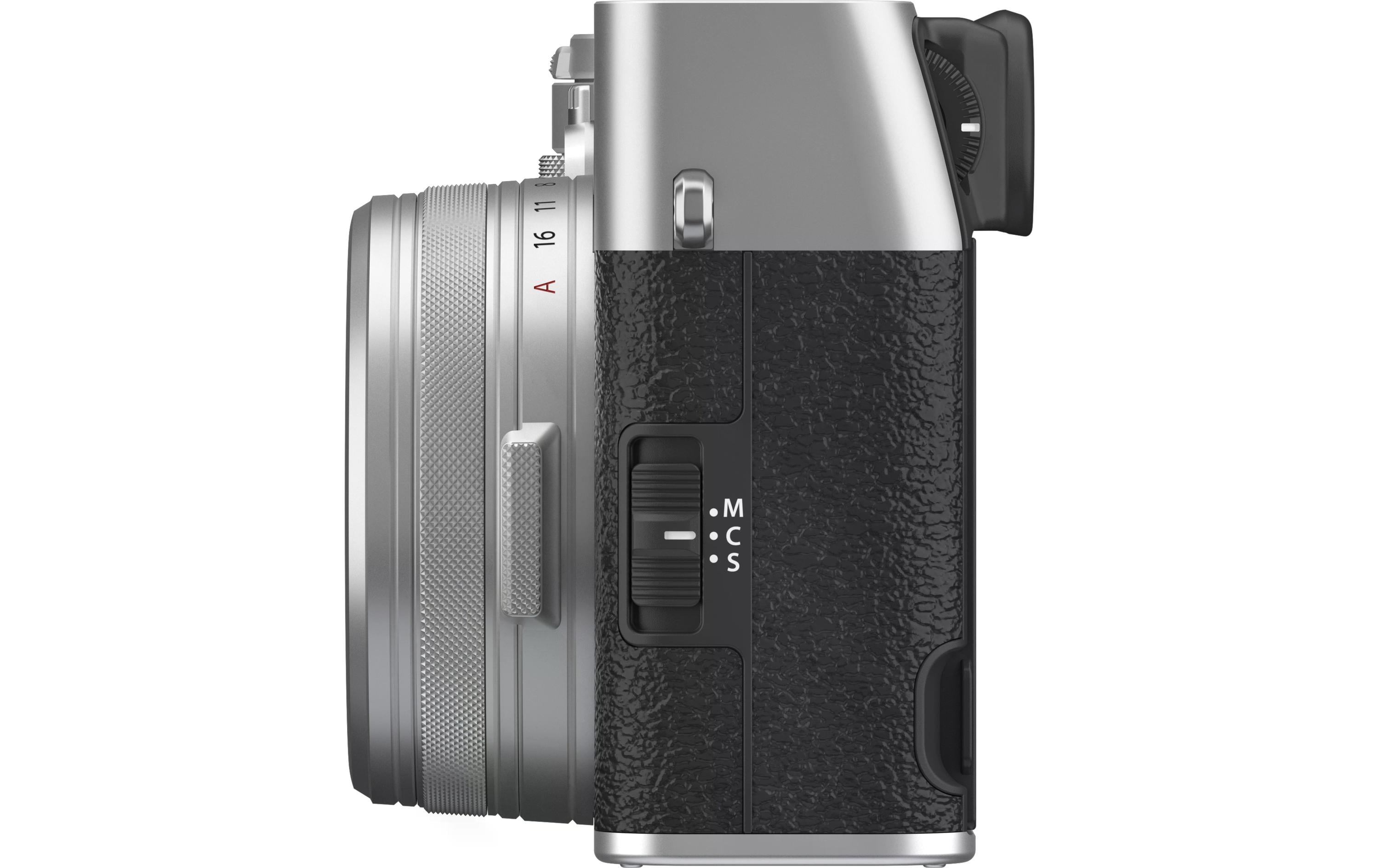 Fotokamera X100VI Silber<br>Kompakte Digitalkamera mit anspruchsvollem Design und intuitiver Bedienbarkeit