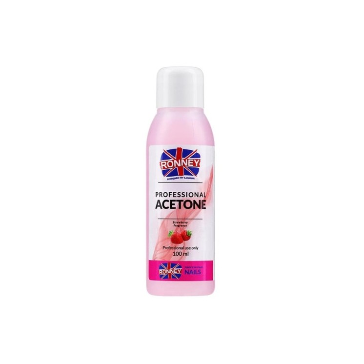 Ronney Professional Nail Aceton Aardbei 100 ml