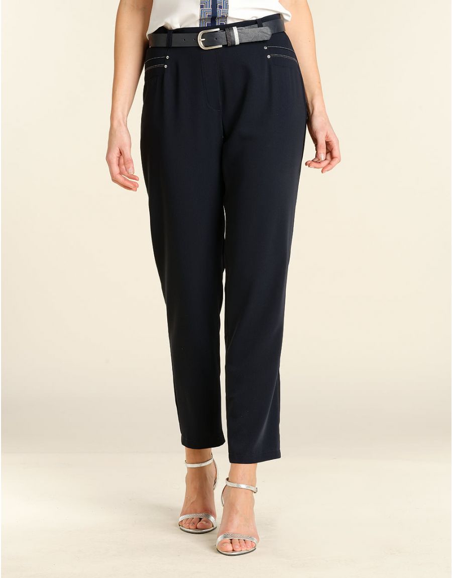 Pantalon marine élégant