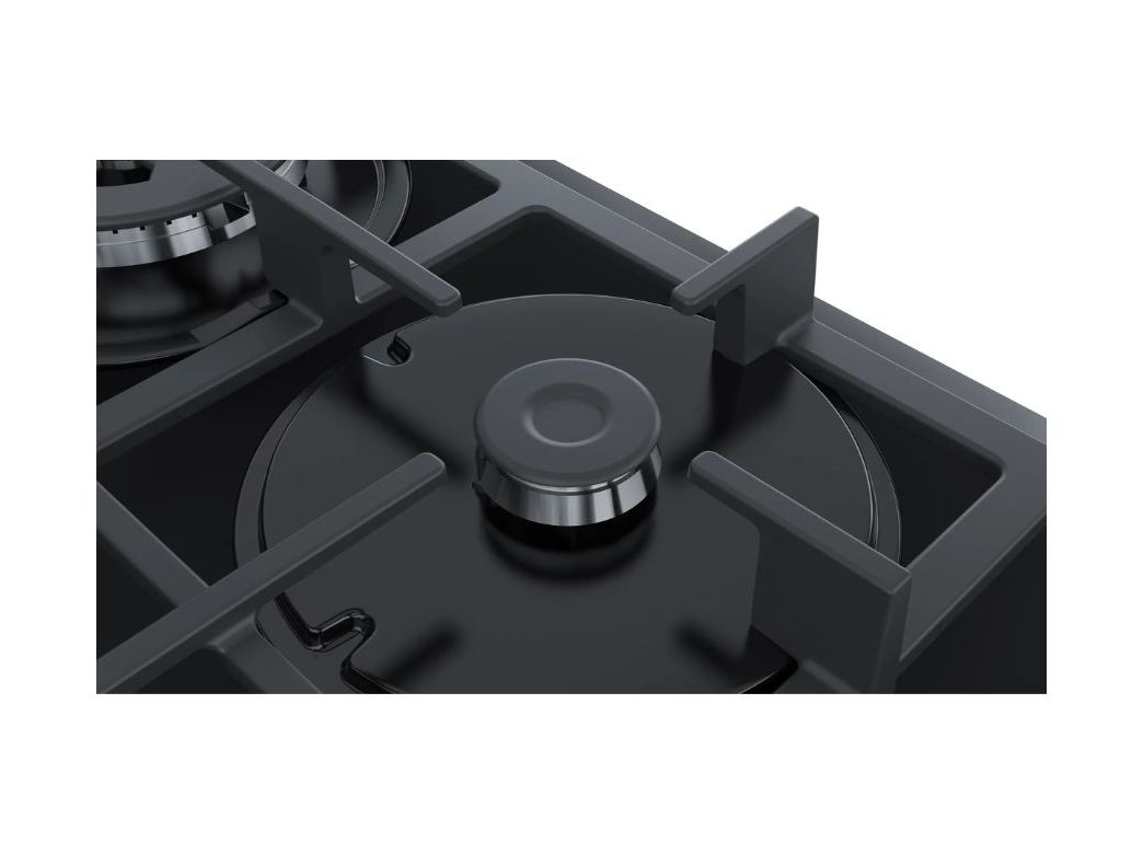 PLACA A GÁS BOSCH PNP6B6B90 4 QUEIMADORES 60CM PRETO