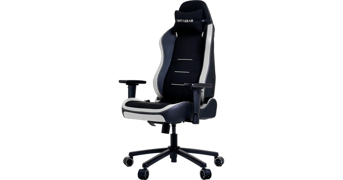 VertagearSL3800 gamestoel  (Zwart/wit, ContourMax Lumbar, VertaAir, Hygennx)