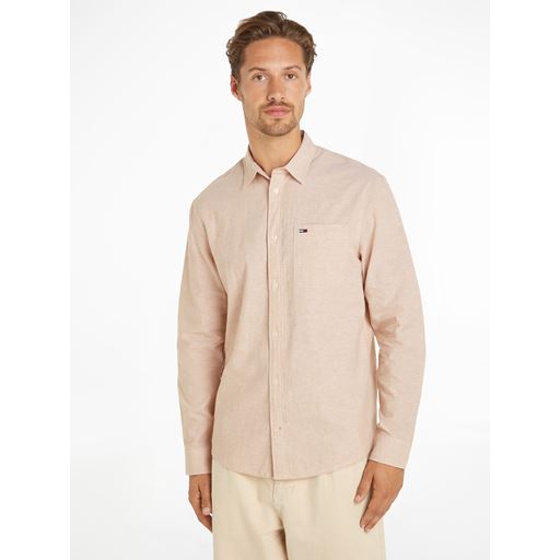 Tommy Jeans Blend Skjorte, Tawny Sand, XL