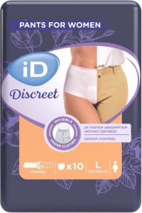 ID Discreet Pants Normal Grösse L, 10 Stück