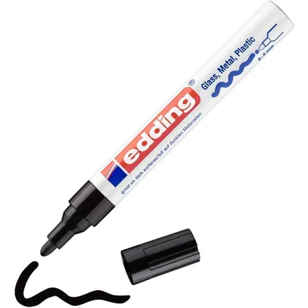 edding 750 Glanzlackmarker, 2-4mm, schwarz