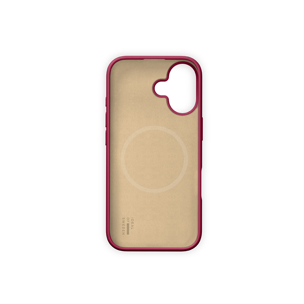 iPhone 17 MagSafe Silikon Hülle Case Recycled (IDSICMS-I2561-521) - Cranberry