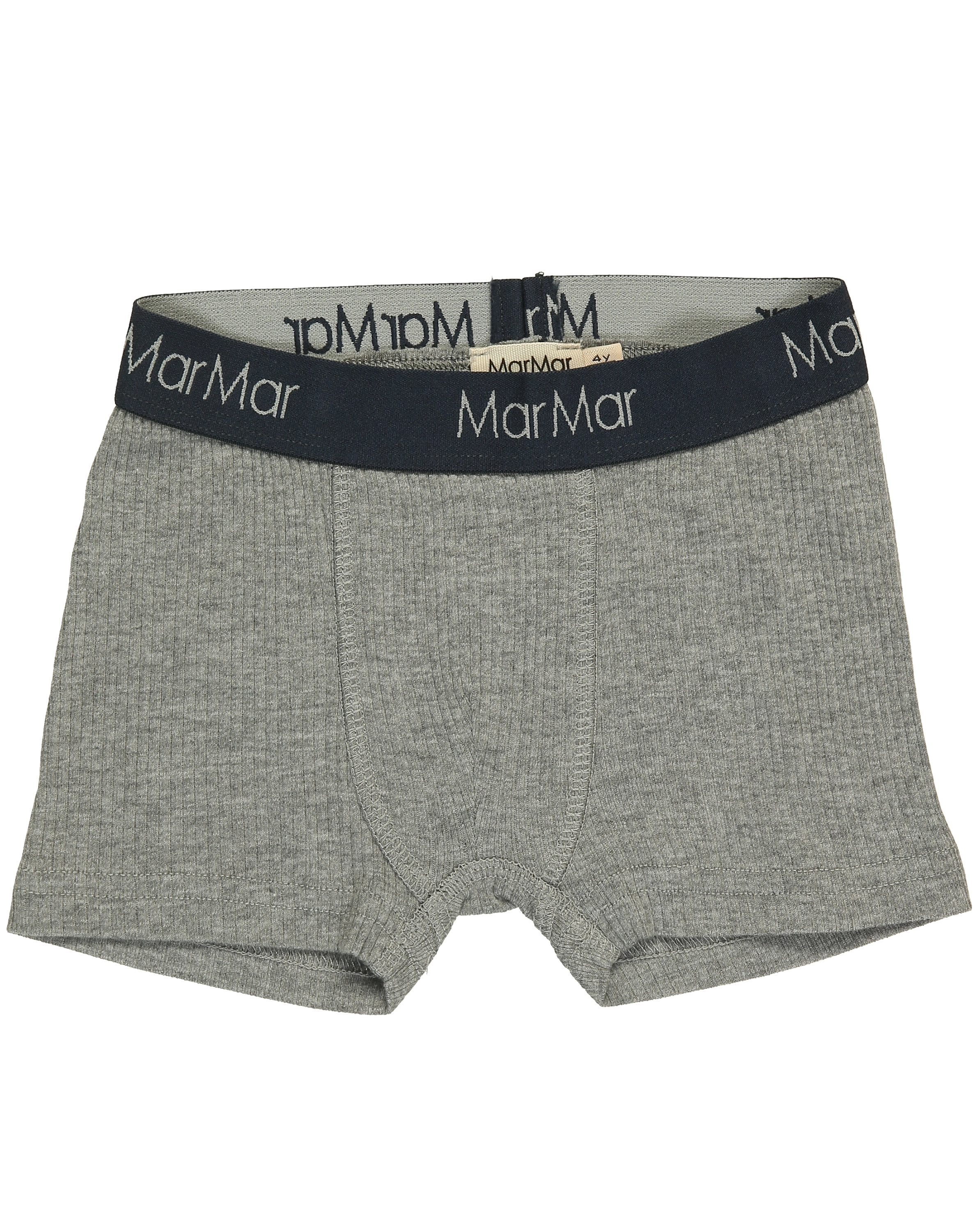 Boxershorts RIB 2er-Set in grey melange