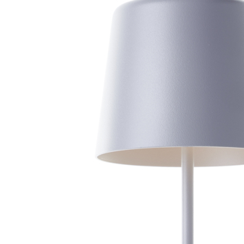 Tafellamp Kaami draagbaar LED 2W voor buiten met USB oplaadbare accu, antraciet