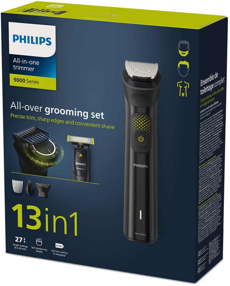 Philips - Oneblade Alle-I-En Trimmer Series 9000 (MG9530/15)