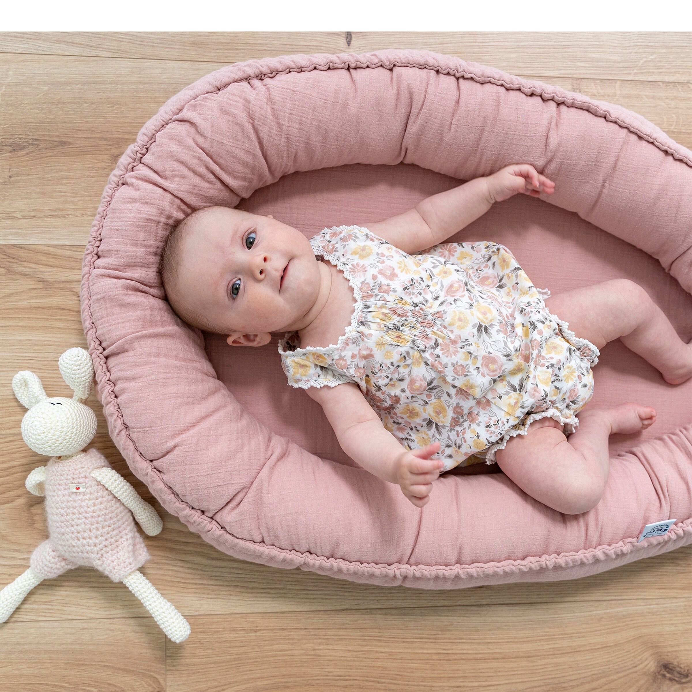 Julius Zöllner Kuschelnest NIDO Terra Musselin Dusty Rose