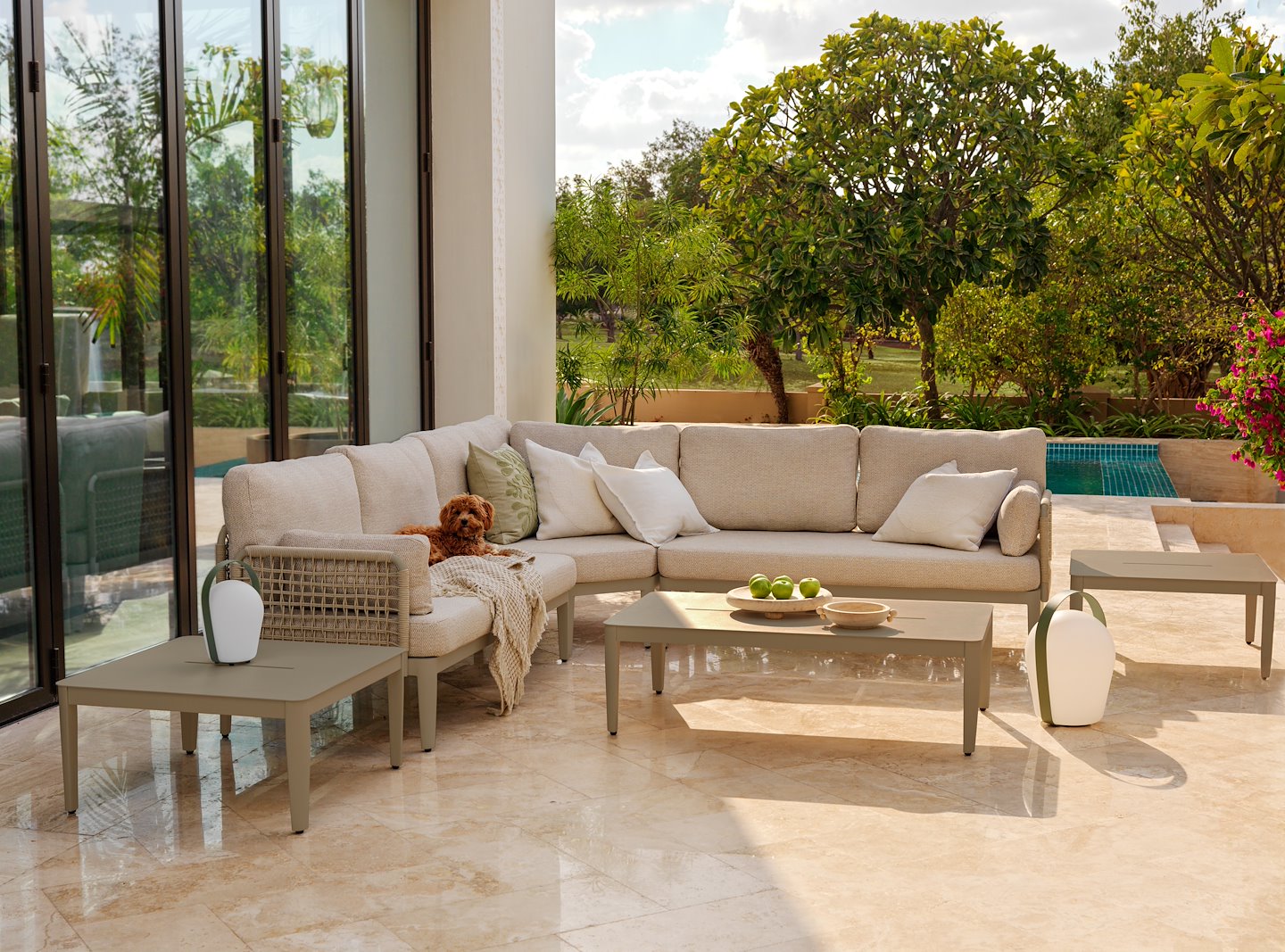 Sailon hjørnesofa beige