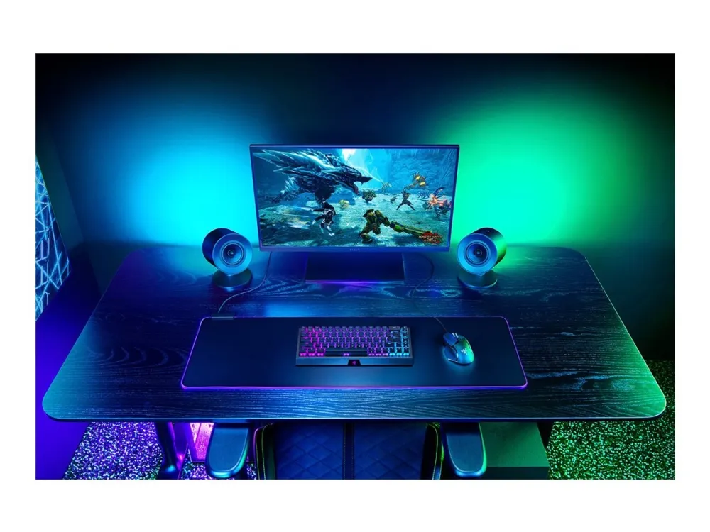 Razer Nommo V2 - Højttalersystem - til PC - 2.1-kanal - trådløs - Bluetooth - USB