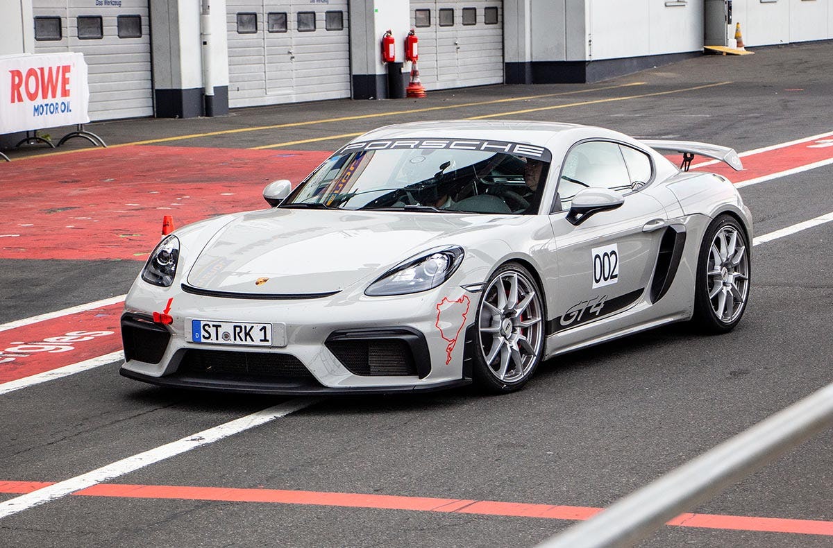 Renntaxi fahren Porsche GT4 Bad Driburg