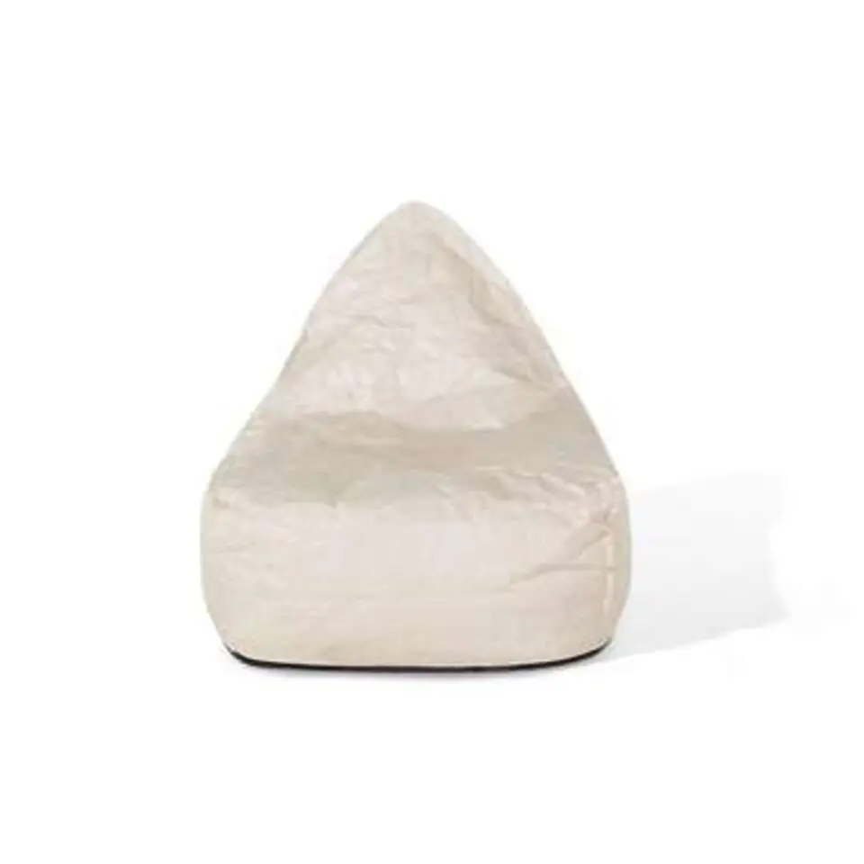 Beliani Zitzak DROP - Beige synthetisch materiaal