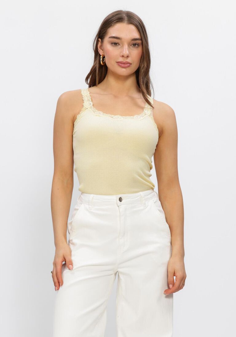 gele rosemunde top babette deep back silk top