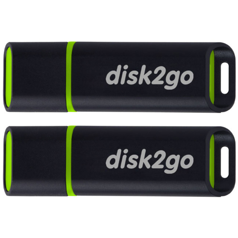 disk2go USB-Stick passion, 16 GB, USB 2.0, 2 Stück