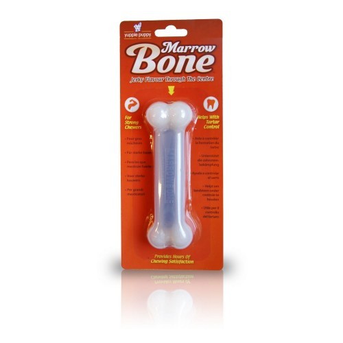 Brinquedo de tutano para cães, a cor pode variar.