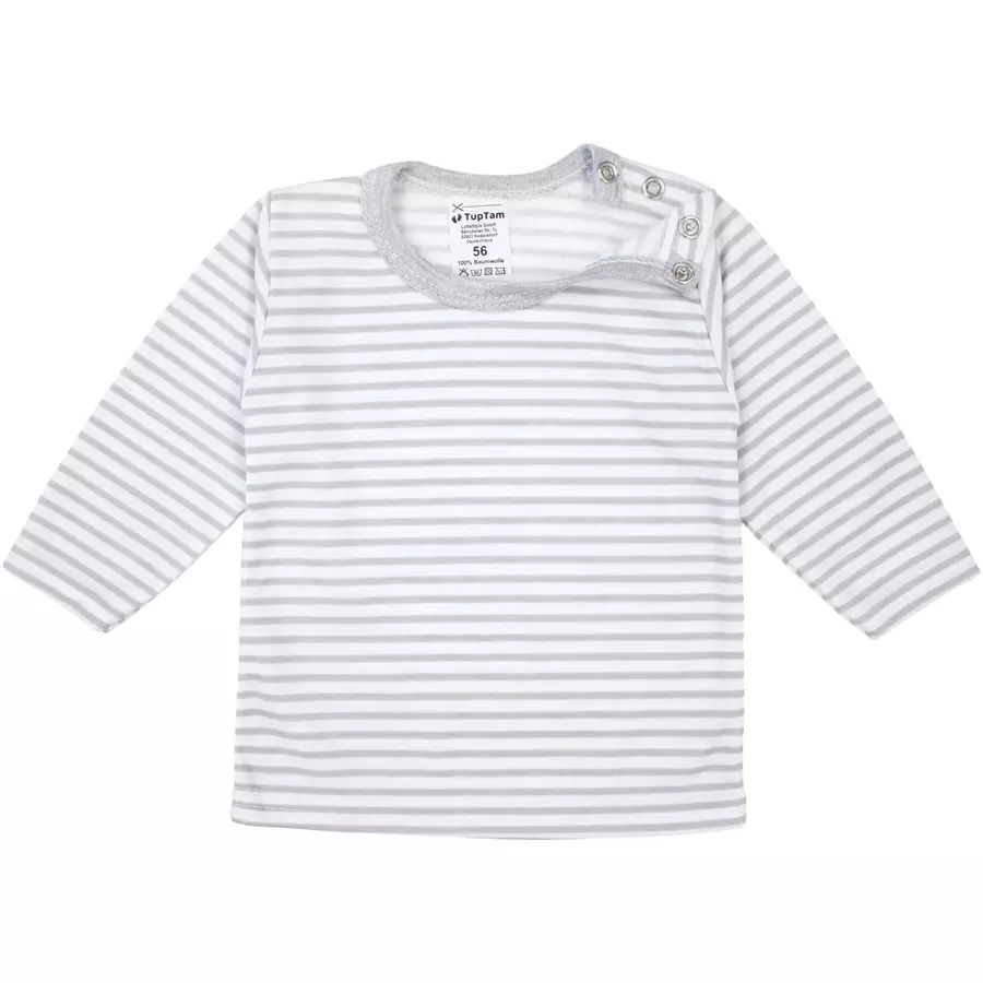 TupTam Baby Jungen Langarmshirt 5er Set blaugrau