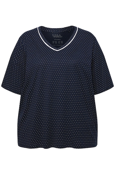 Pyjama-Shirts, 2er-Pack, Punkte/uni, Halbarm