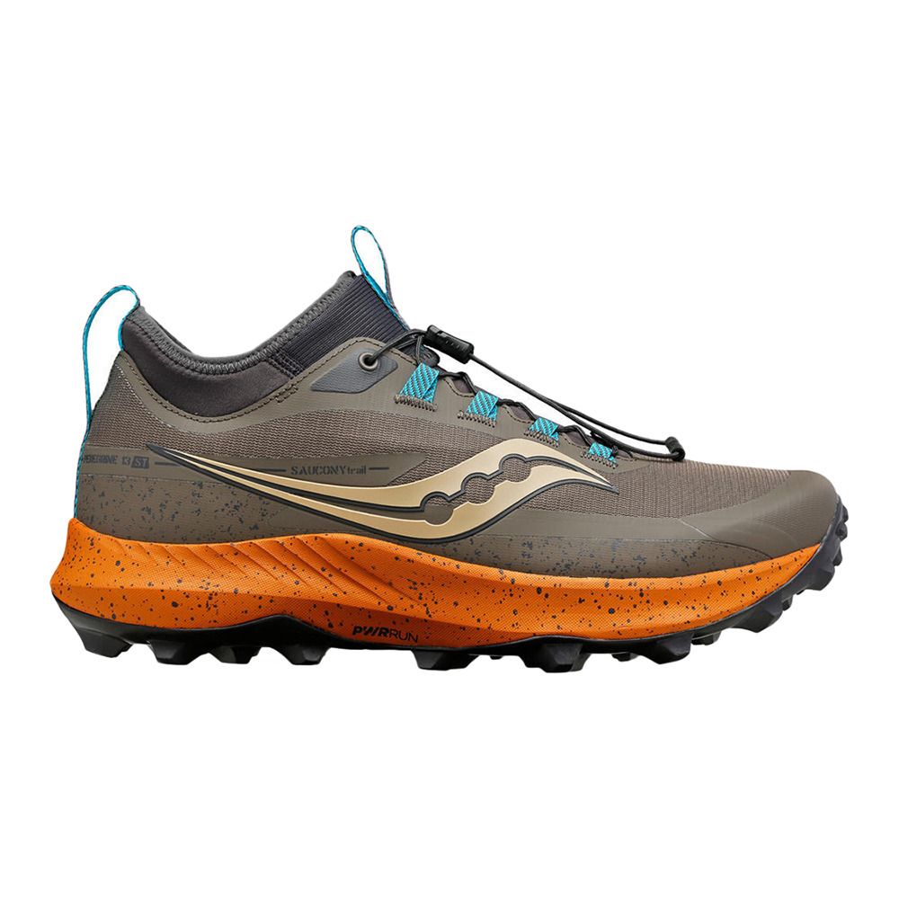 Saucony PEREGRINE 13 ST - Chaussures trail Homme umber/basalt
