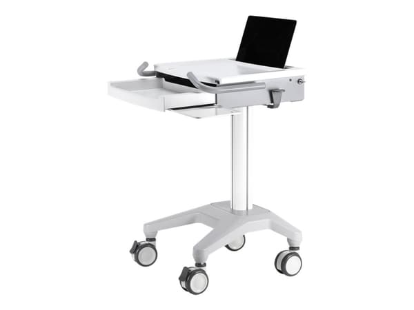 Neomounts MED-M200 - Vogn - for notebook / tastatur / mus - medisinsk - hvit - skjermstørrelse: 10