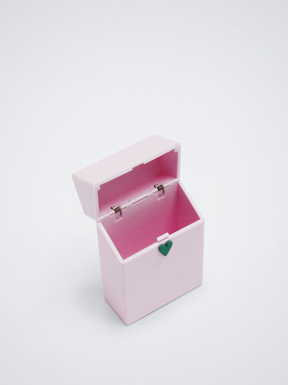Porta-cigarros em formato de coração - Violeta