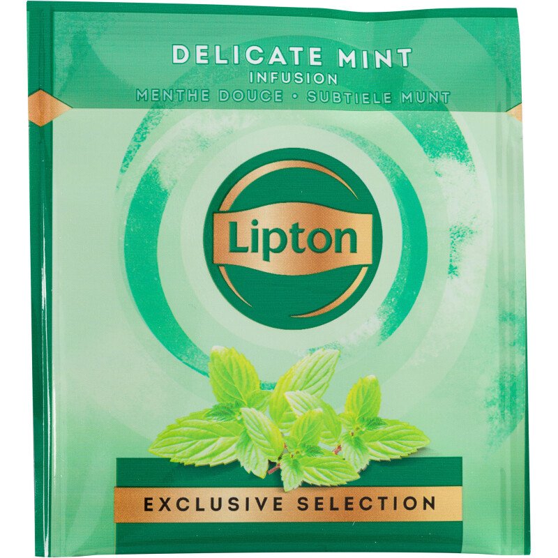 Infusion Menthe douce Selection Exclusive Lipton - Boîte de 25 sachets pyramides