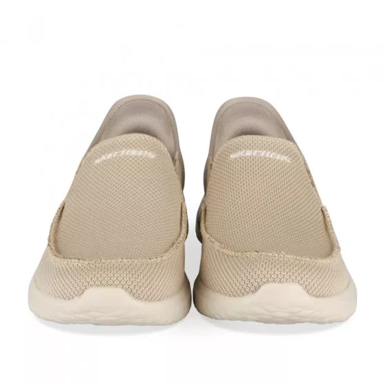 Baskets TAUPE SKECHERS Slips-In Trademark Delson 3.0