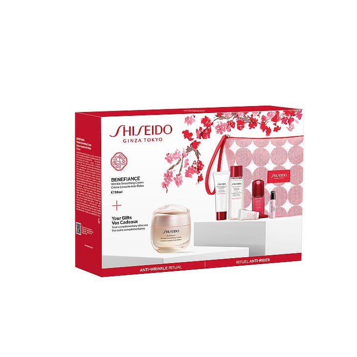 Shiseido - Benefiance Wrinkle Smoothing Cream Pounch Gaveæske