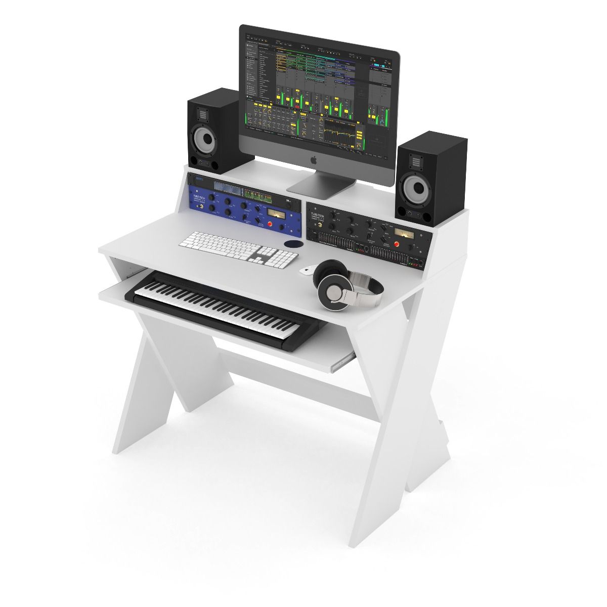 Glorious Sound Desk Compact White workstation meubel