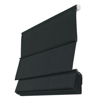 Vouwgordijn Durk 4028 black