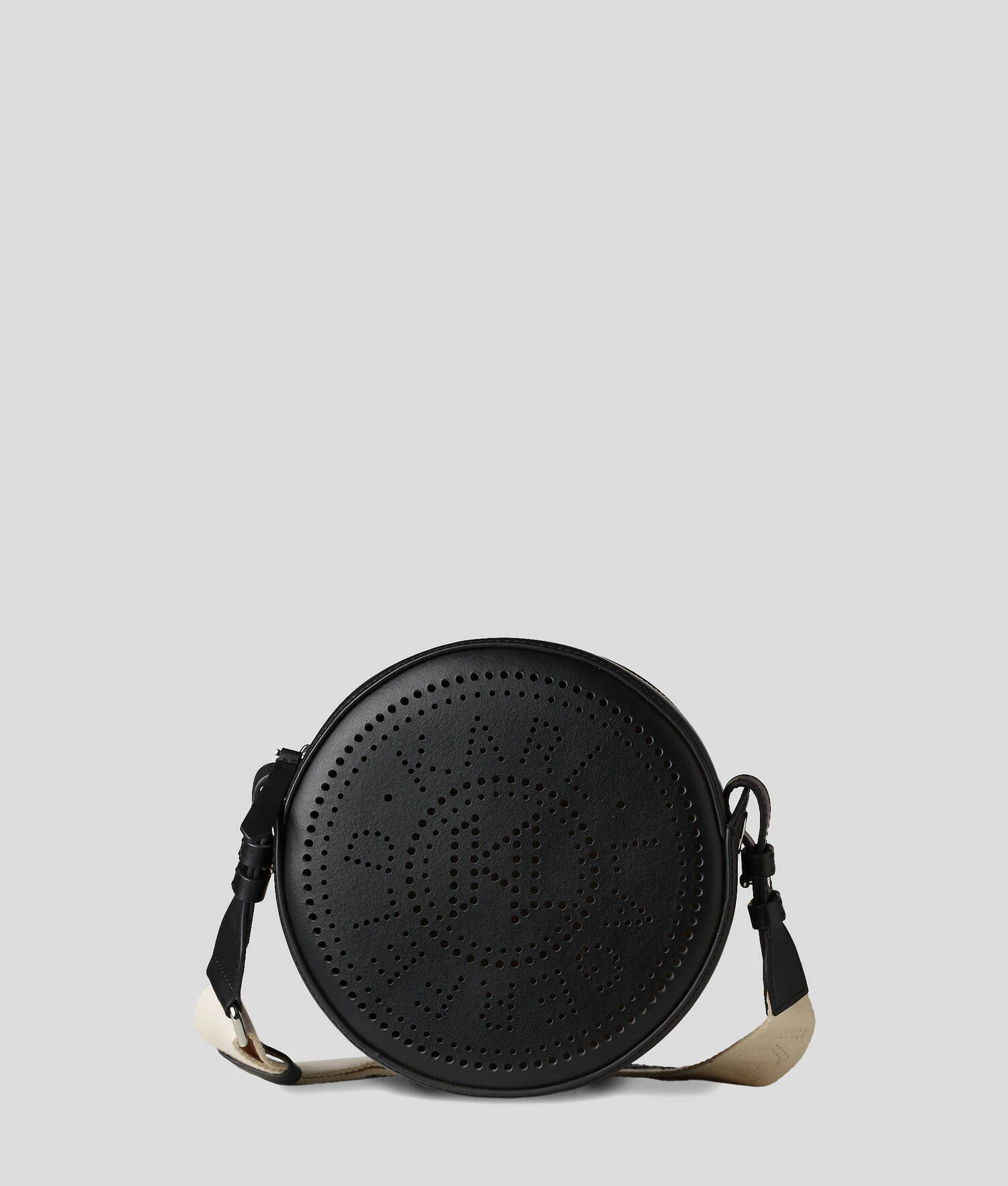 SAC BANDOULIÈRE À LOGO PERFORÉ CIRCULAIRE K/CIRCLE - Noir