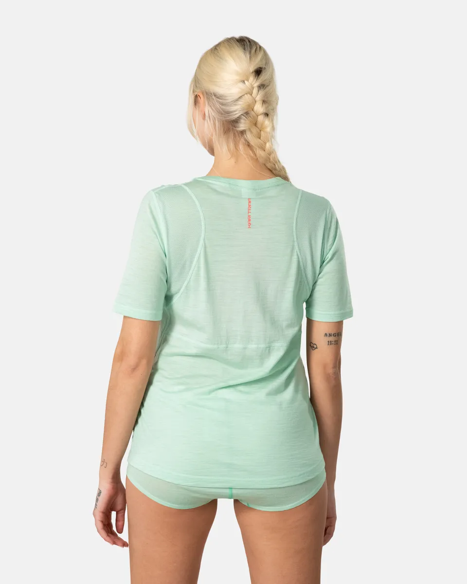 Kari Traa Embla Wool Tee Light Green