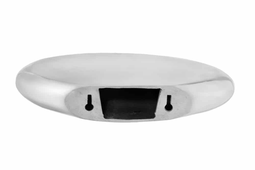 Modernes Design Wandregal TEAR 40cm silber Aluminium