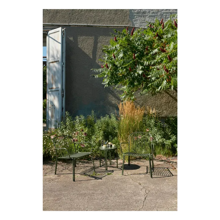 & Tradition Chaise lounge avec accoudoirs Thorvald SC101, Space Copenhagen | Vert foncé