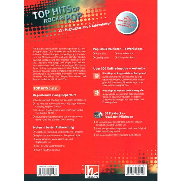 Helbling Verlag Top Hits of Rock & Pop,