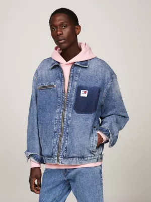 Jaqueta jeans oversized Aiden