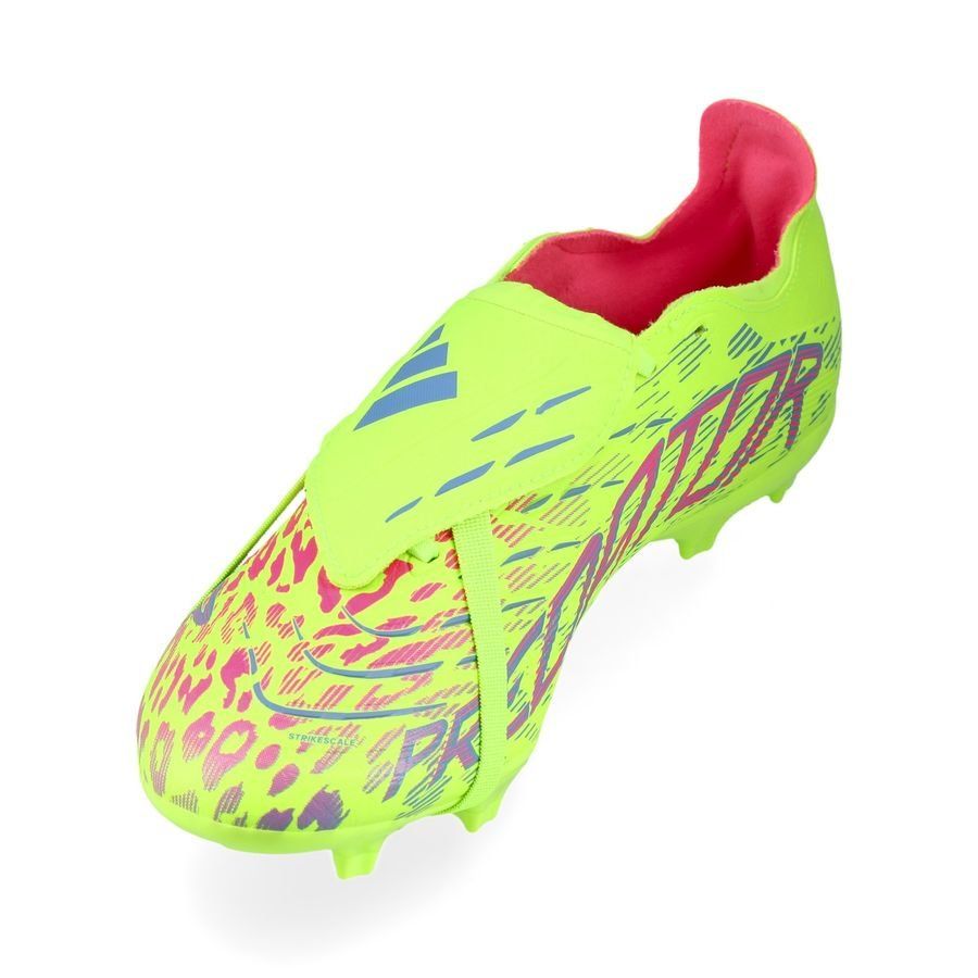 adidas Predator League Fold-over Tongue FG/AG Mystic Victory - Lucid Lemon/Lucid Pink/Blue Fusion