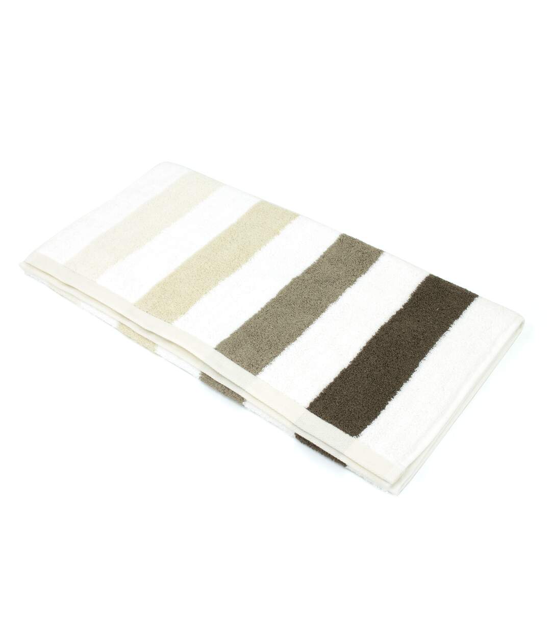 Parure de bain 7 pièces CLASSIC STRIPES Marron 480g/m2