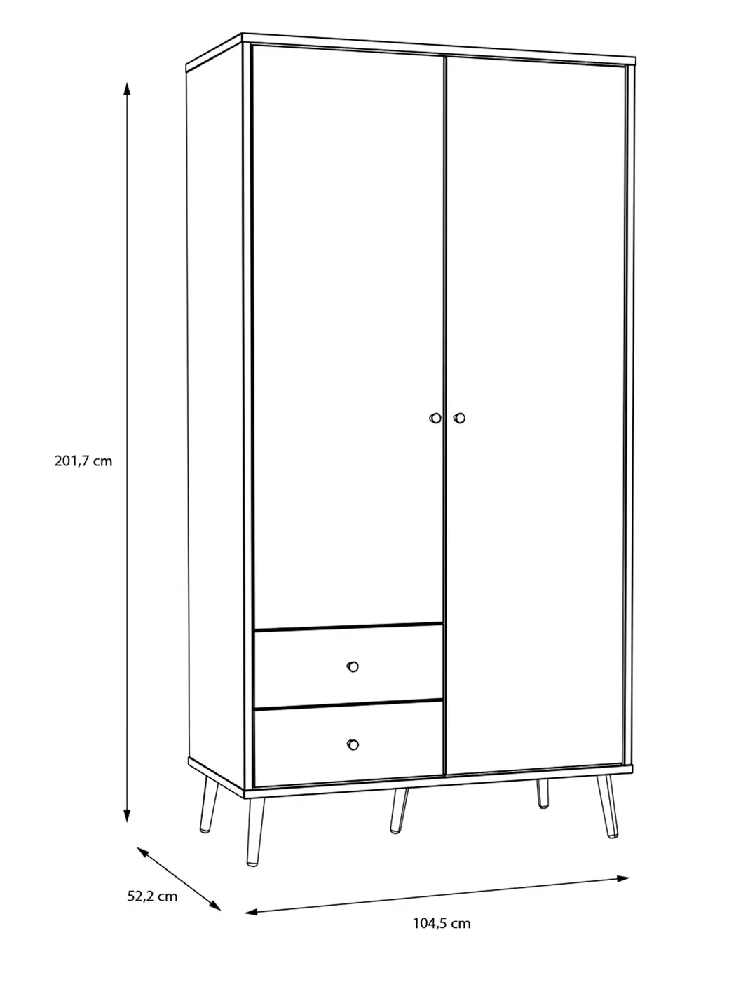 Kleiderschrank Harllson