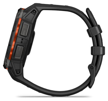 Montre GPS Garmin Instinct 3 Solar - 45 mm Noir avec Bracelet en Silicone Noir