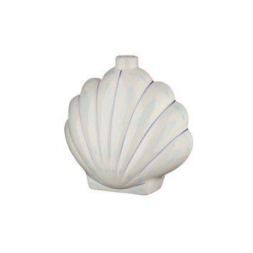Kandelaar schelp blauw