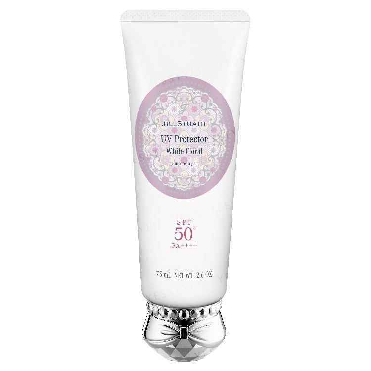Jill Stuart - UV-beschermer Witte Bloemen SPF 50+ PA++++