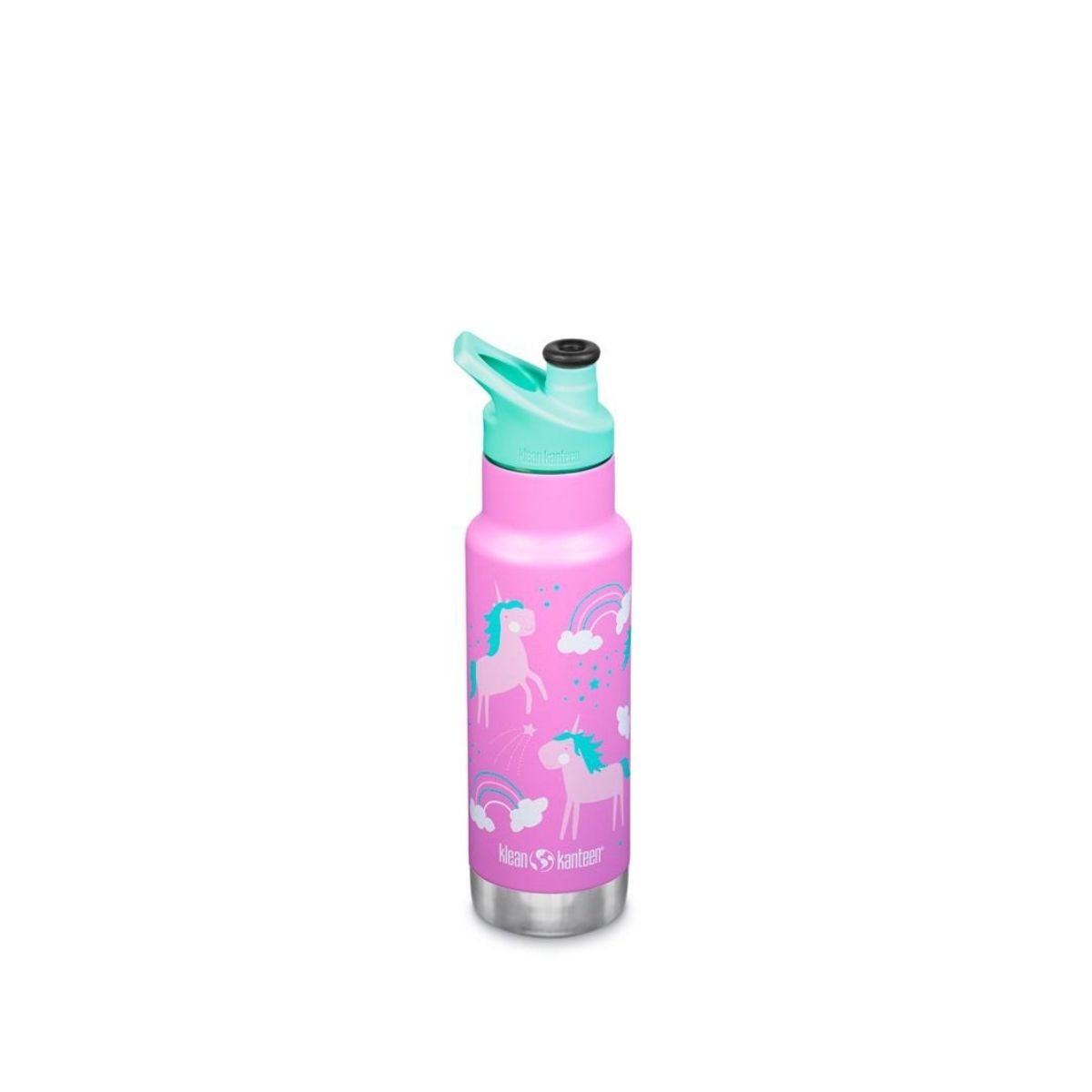 Garrafa Infantil Klean Kanteen Insulated Kid Classic de 355ml com Tampa Esportiva