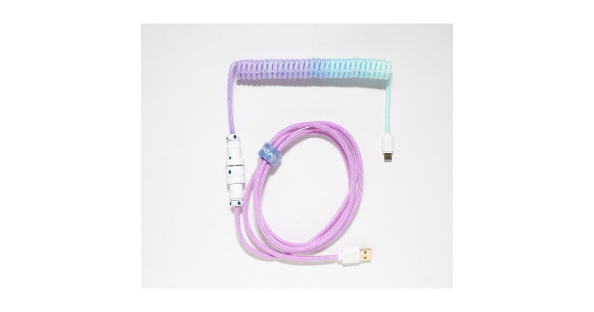 DuckyCoiled Cable V2 - Azure kabel