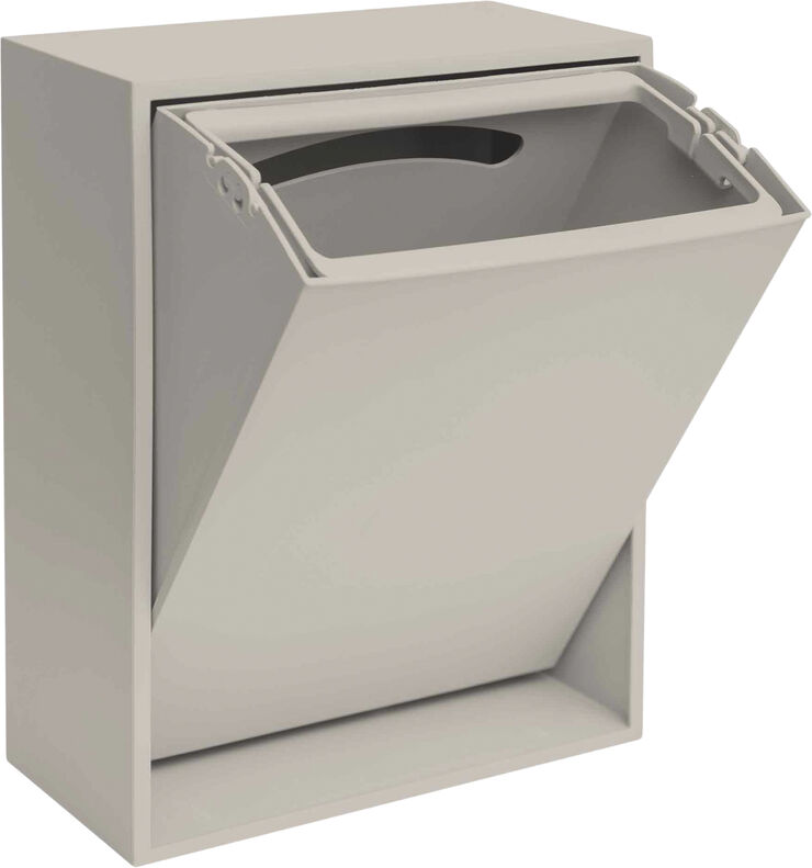 RECOLLECTOR Recycling box Silver cloud grey