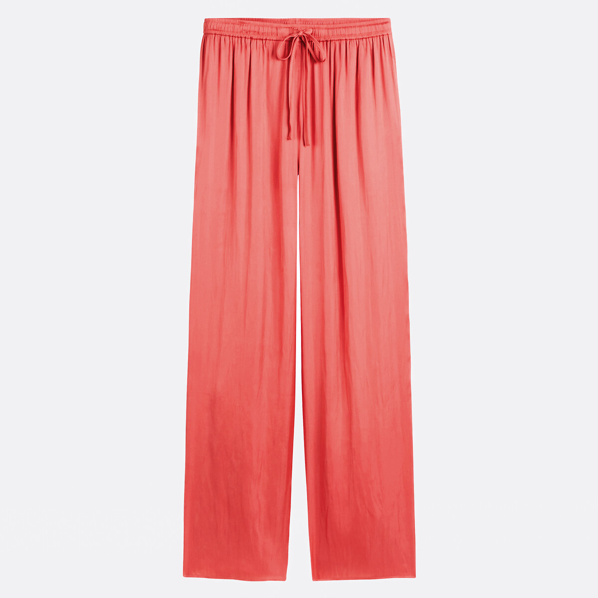 COLEÇÕES LA REDOUTE<br>Calças amplas e fluidas com cintura elástica