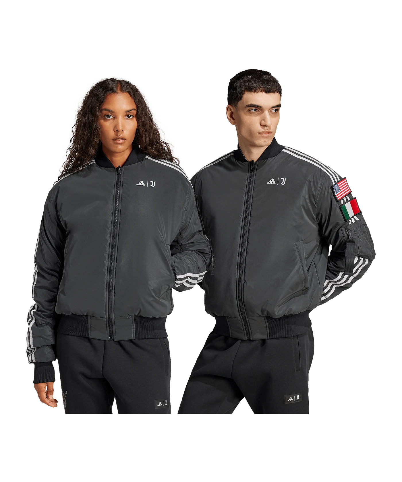 adidas Juventus Turin NASA Trainingsjacke Schwarz