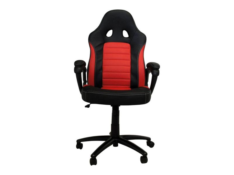 Racing Chairs Gaming-Stuhl CL-RC-BR Rot/Schwarz Besonders bequemer Computersessel