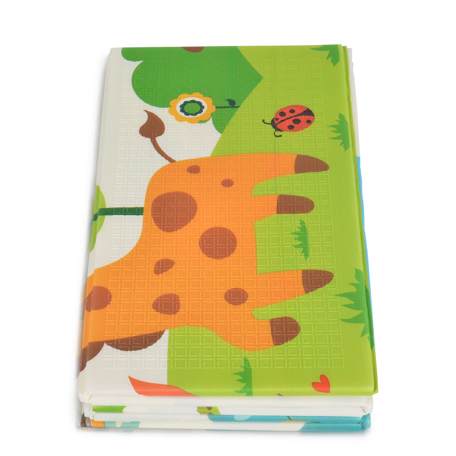 Moni Spielmatte faltbar Thermomatte 180 x 120 cm Tasche doppelseitig wasserdicht grün